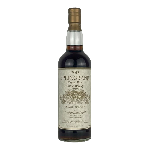 Springbank 1964 Lateltin Lanz Ingold 100th Anniversary 1999