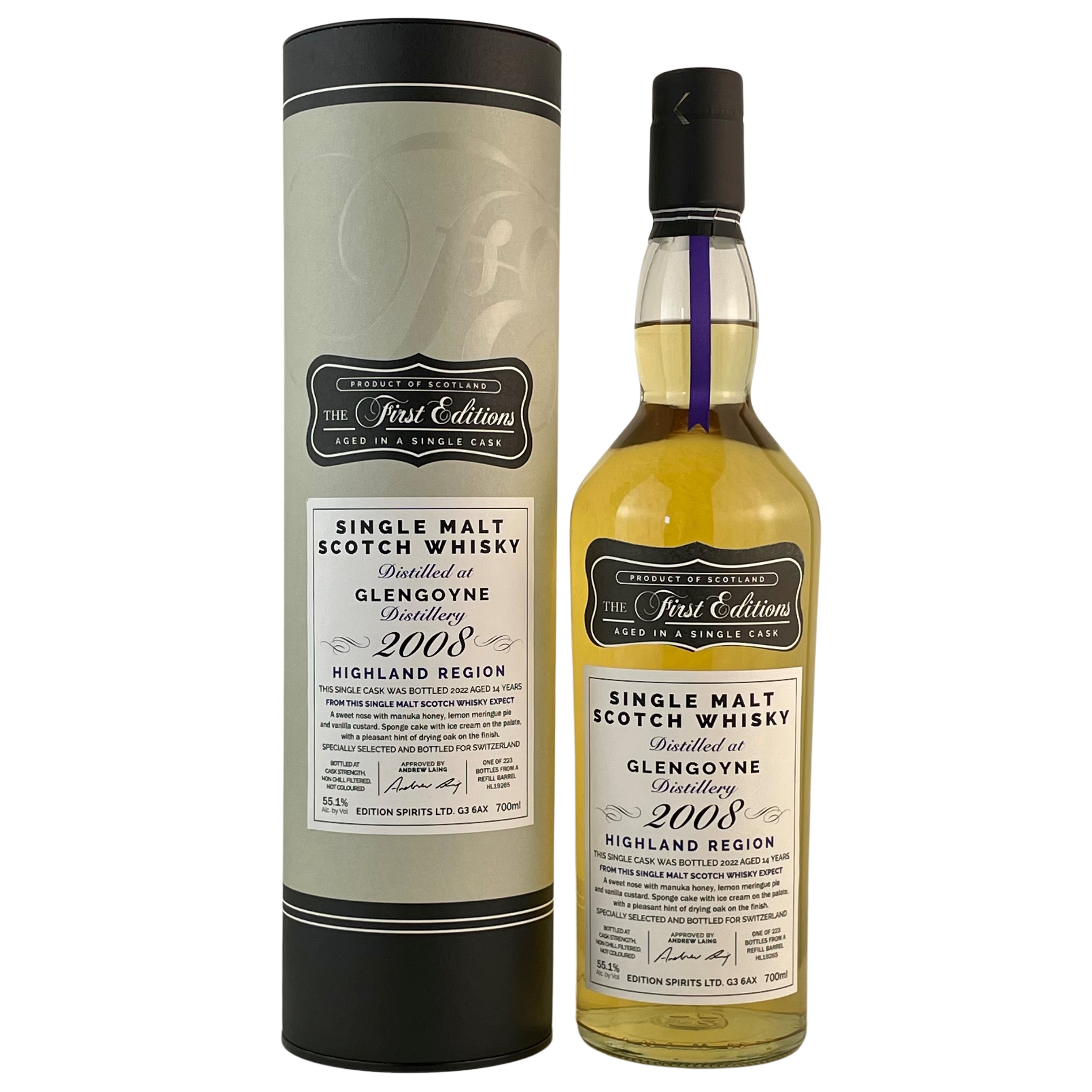 Glengoyne 2008 / 14 Years / The First Editions Switzerland Exclusive