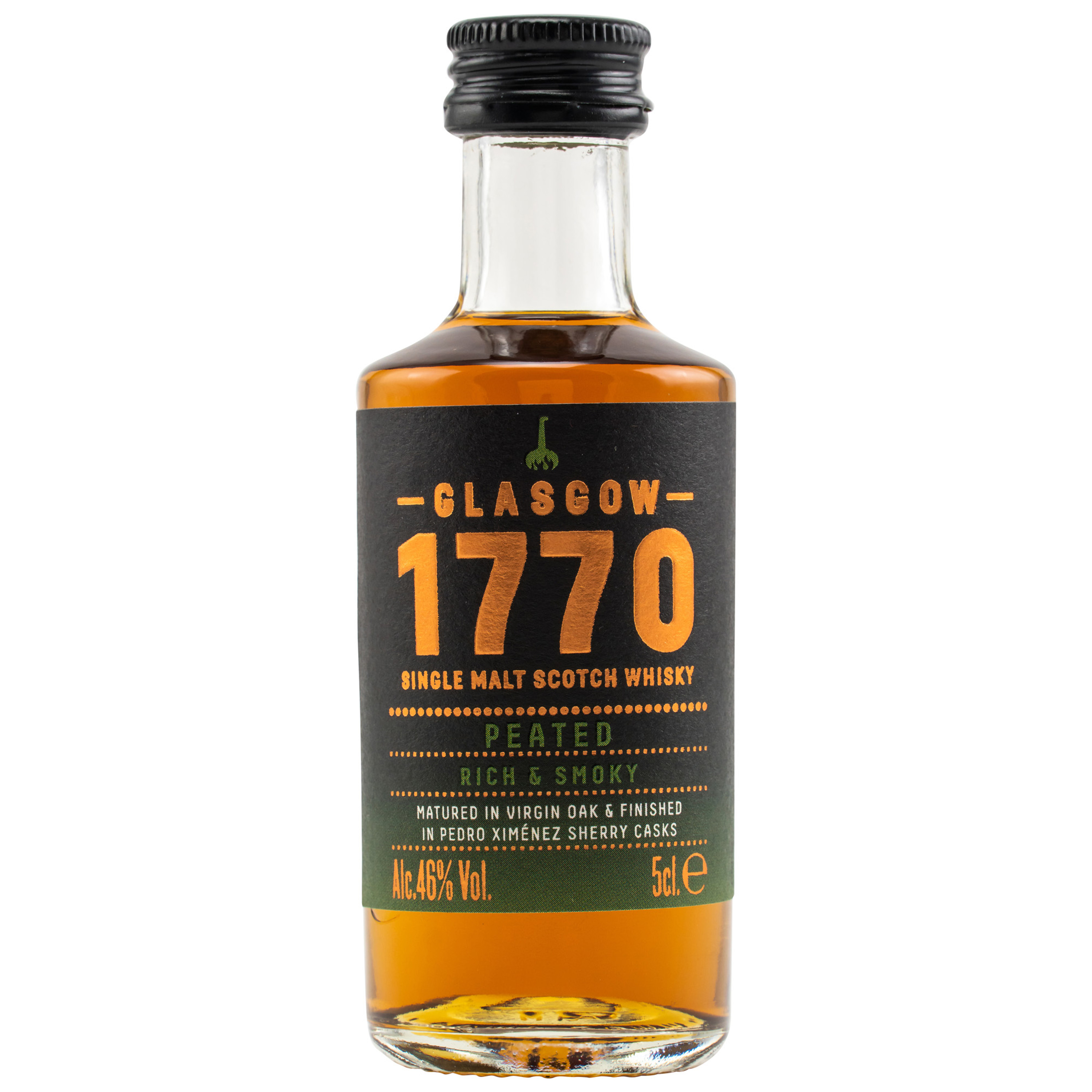 Glasgow 1770 Peated Miniatur 5cl